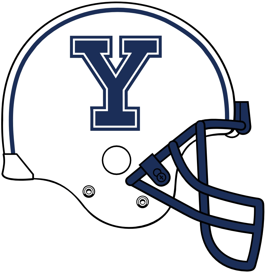Yale Bulldogs 0-Pres Helmet Logo t shirts iron on transfers